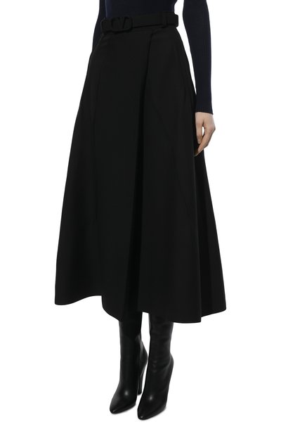 Юбка из шерсти и шелка VALENTINO, арт. WB3RA7V01CF, фото 3