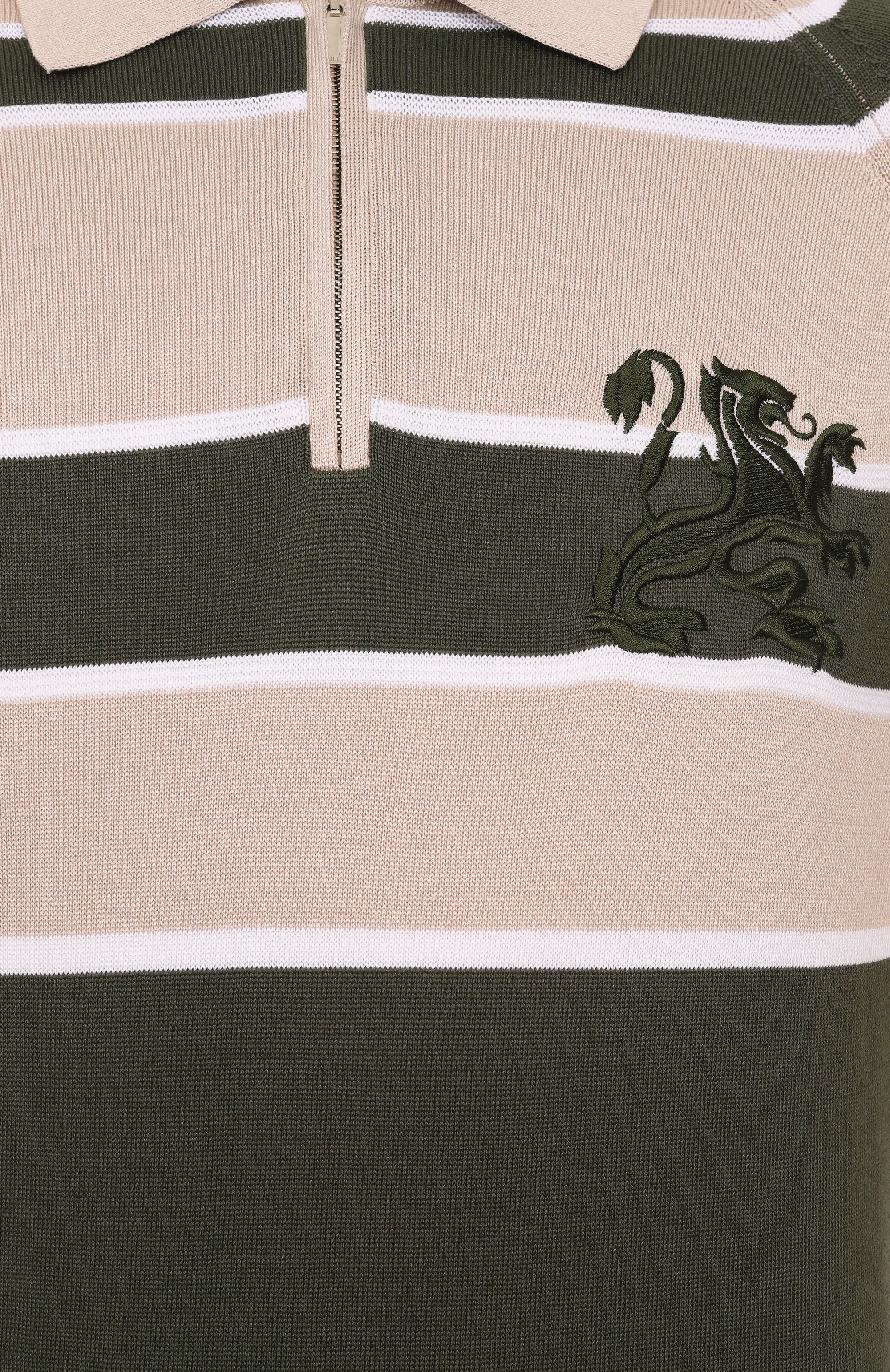 Поло из хлопка и шелка ZILLI, арт. KZP002M0142VBLS00, фото 6