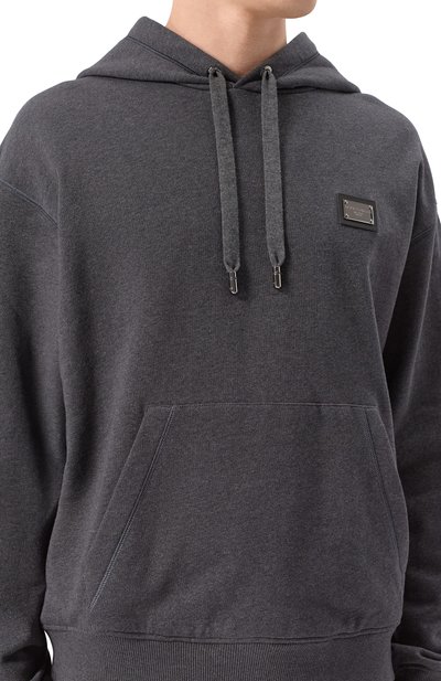 Хлопковое худи DOLCE & GABBANA, арт. G9ZU0T/G7F2G, фото 5