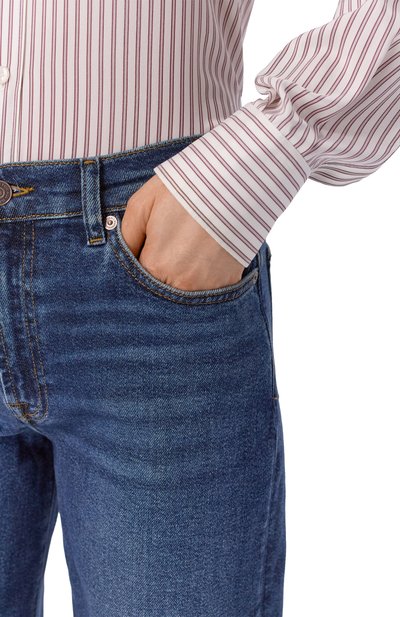 Джинсы lotta 7 FOR ALL MANKIND темно-синего цвета по цене 32950 руб., арт. 7U66SA91-CSC, фото 5 Джинсы lotta 7 FOR ALL MANKIND, арт. 7U66SA91-CSC, фото 5