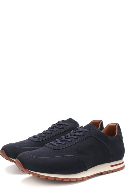 Замшевые кроссовки week end walk на шнуровке LORO PIANA, арт. FAG4290, фото 1