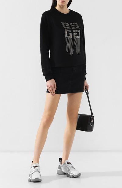 Хлопковый свитшот GIVENCHY, арт. BW7063G0CQ, фото 2