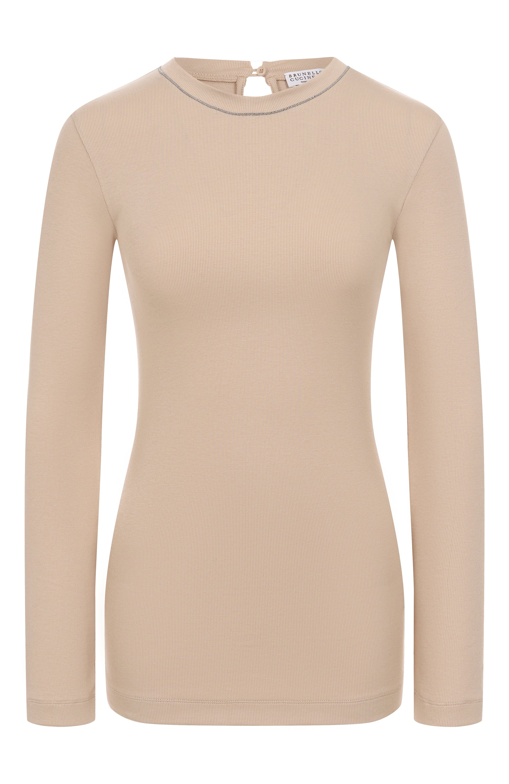 Хлопковый лонгслив BRUNELLO CUCINELLI, арт. MPTC8BJ300, фото 1