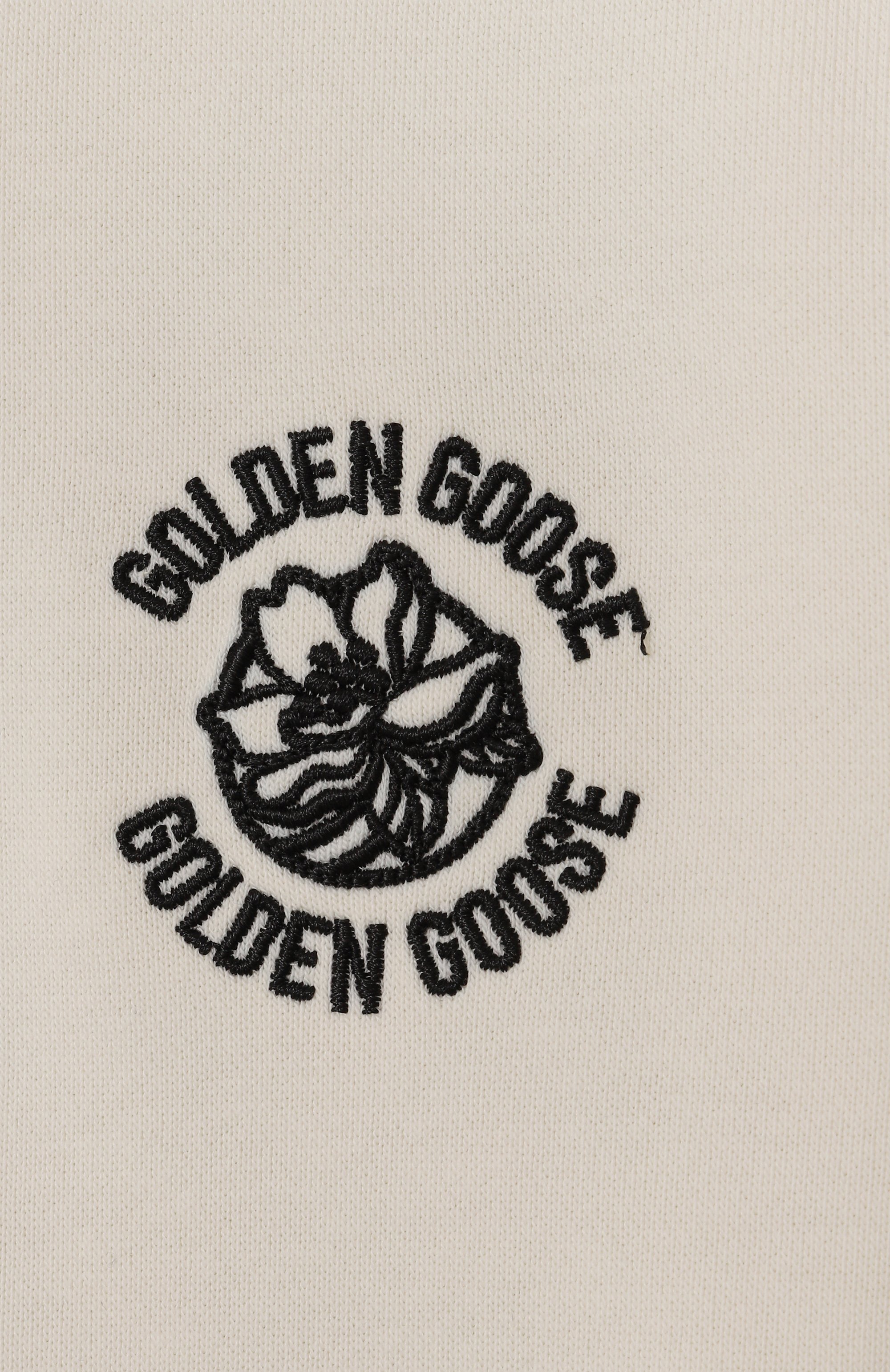 Хлопковое поло GOLDEN GOOSE DELUXE BRAND, арт. GKP02420.P002195, фото 3