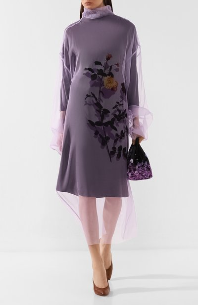 Шелковое платье-туника DRIES VAN NOTEN, арт. 192-11015-8132, фото 2