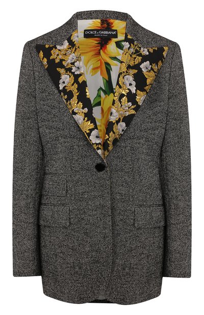 Женский шерстяной жакет DOLCE & GABBANA, арт. F29ACT/FMRAX