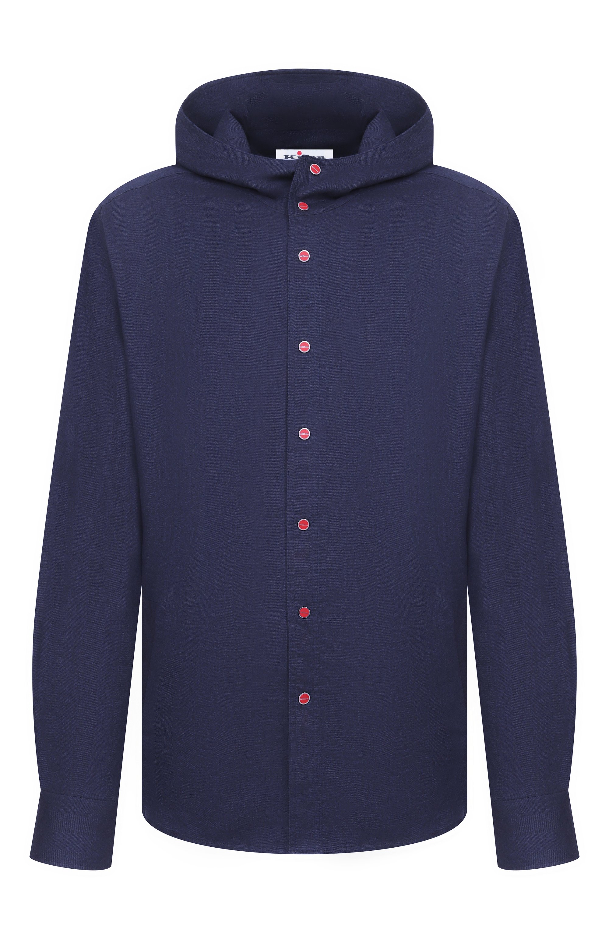 Рубашка KITON темно-синего цвета по цене 122000 руб., арт. UMCMARH0944013_, фото 1 Рубашка KITON, арт. UMCMARH0944013_, фото 1