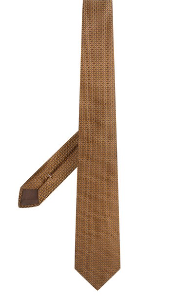 Галстук из шелка и шерсти CANALI, арт. 18/HJ04640, фото 3