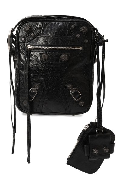 Мужская кожаная сумка le cagole BALENCIAGA, арт. 719065/210KR