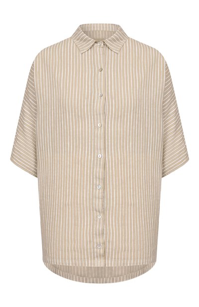 Женская льняная рубашка 120% LINO, арт. 33ALIW1PLA/000G470