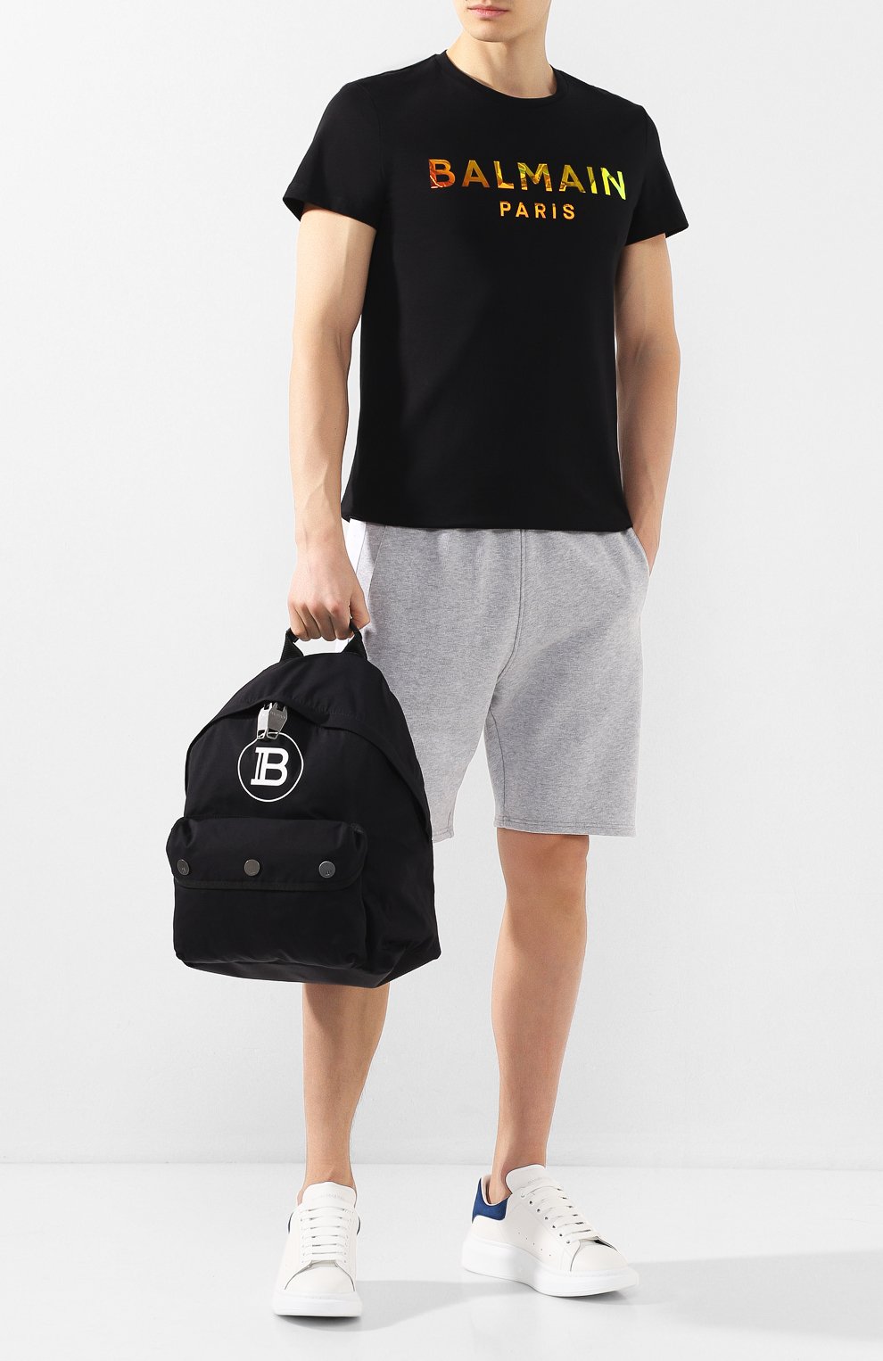 Текстильный рюкзак b-back BALMAIN, арт. TM1S096/TNYV, фото 2