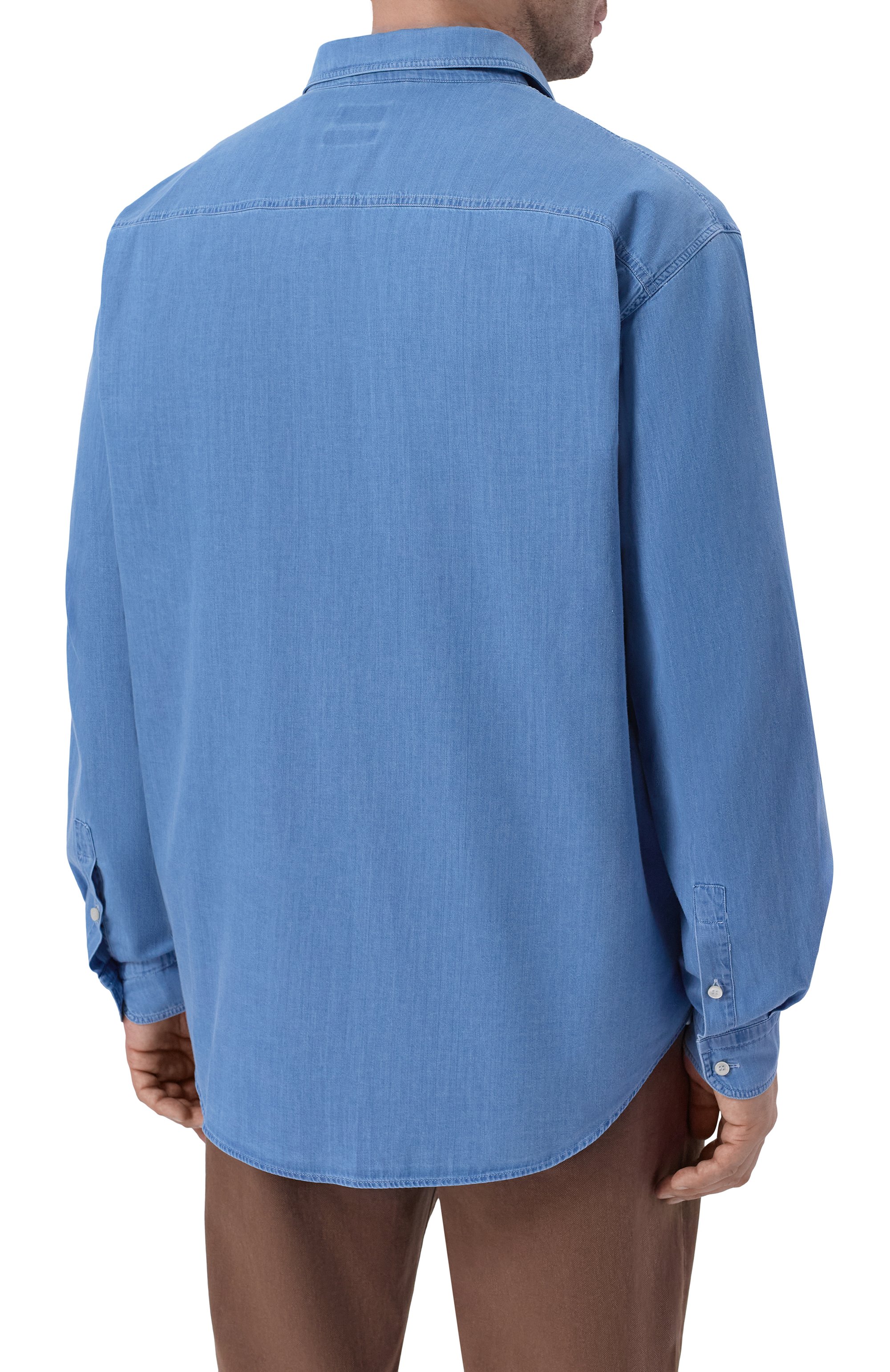 Джинсовая рубашка PAUL&SHARK, арт. 26413280, фото 4