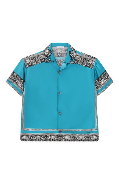 Шелковая рубашка DOLCE & GABBANA, арт. L43S86/HI1W8/2-6