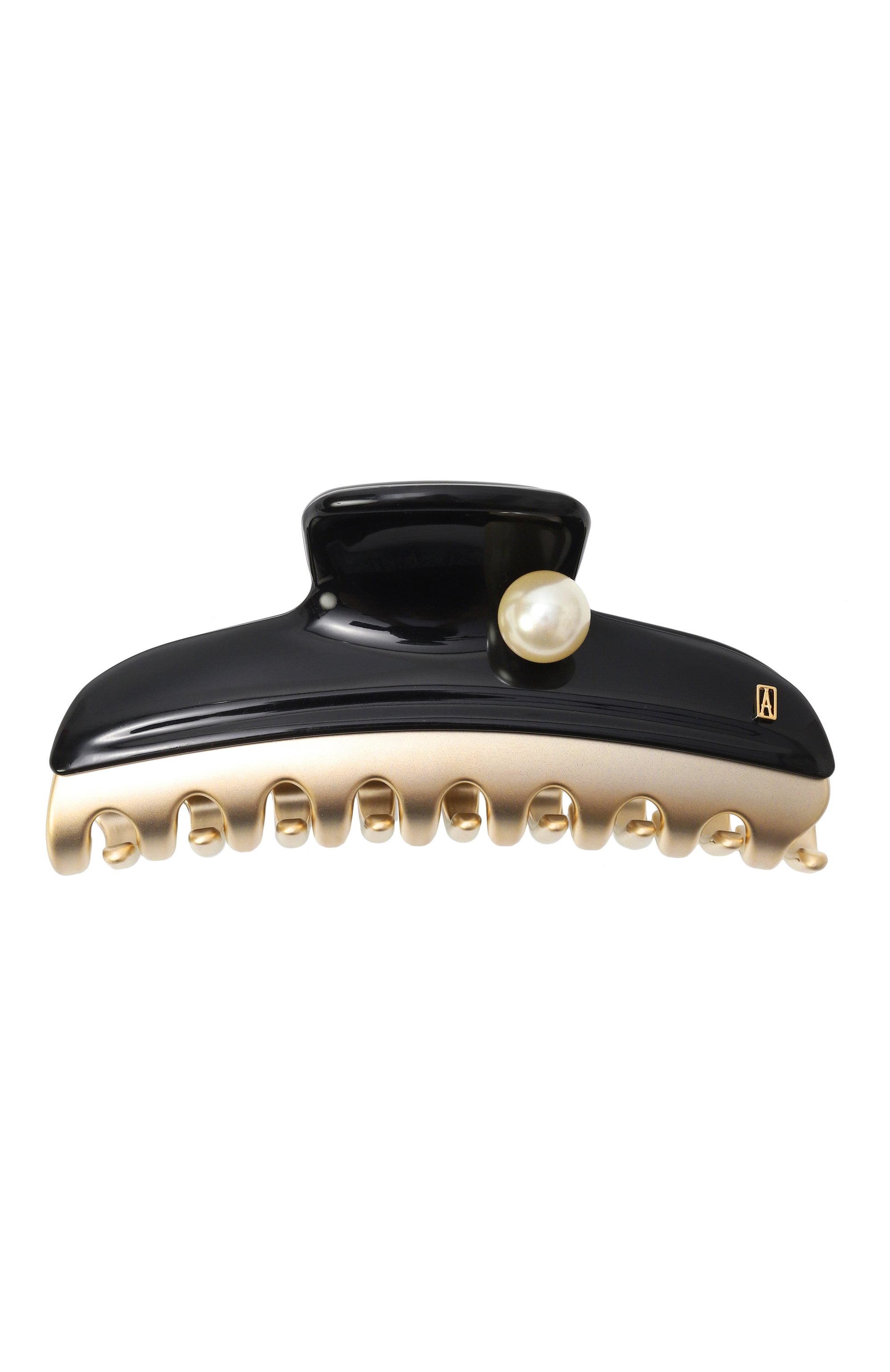 Заколка для волос ALEXANDRE DE PARIS черного цвета по цене 17500 руб., арт. ICCL-12832-17 N, фото 1 Заколка для волос ALEXANDRE DE PARIS, арт. ICCL-12832-17 N, фото 1