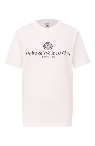 Женская хлопковая футболка SPORTY AND RICH, арт. T0119712241WH01