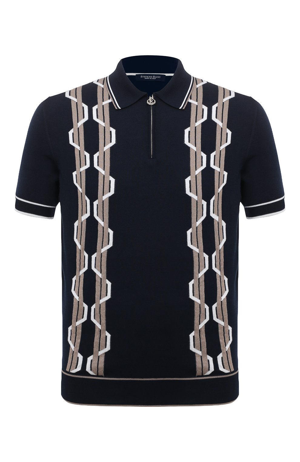 Поло из шелка и хлопка STEFANO RICCI, арт. K818063P31/F23290, фото 1