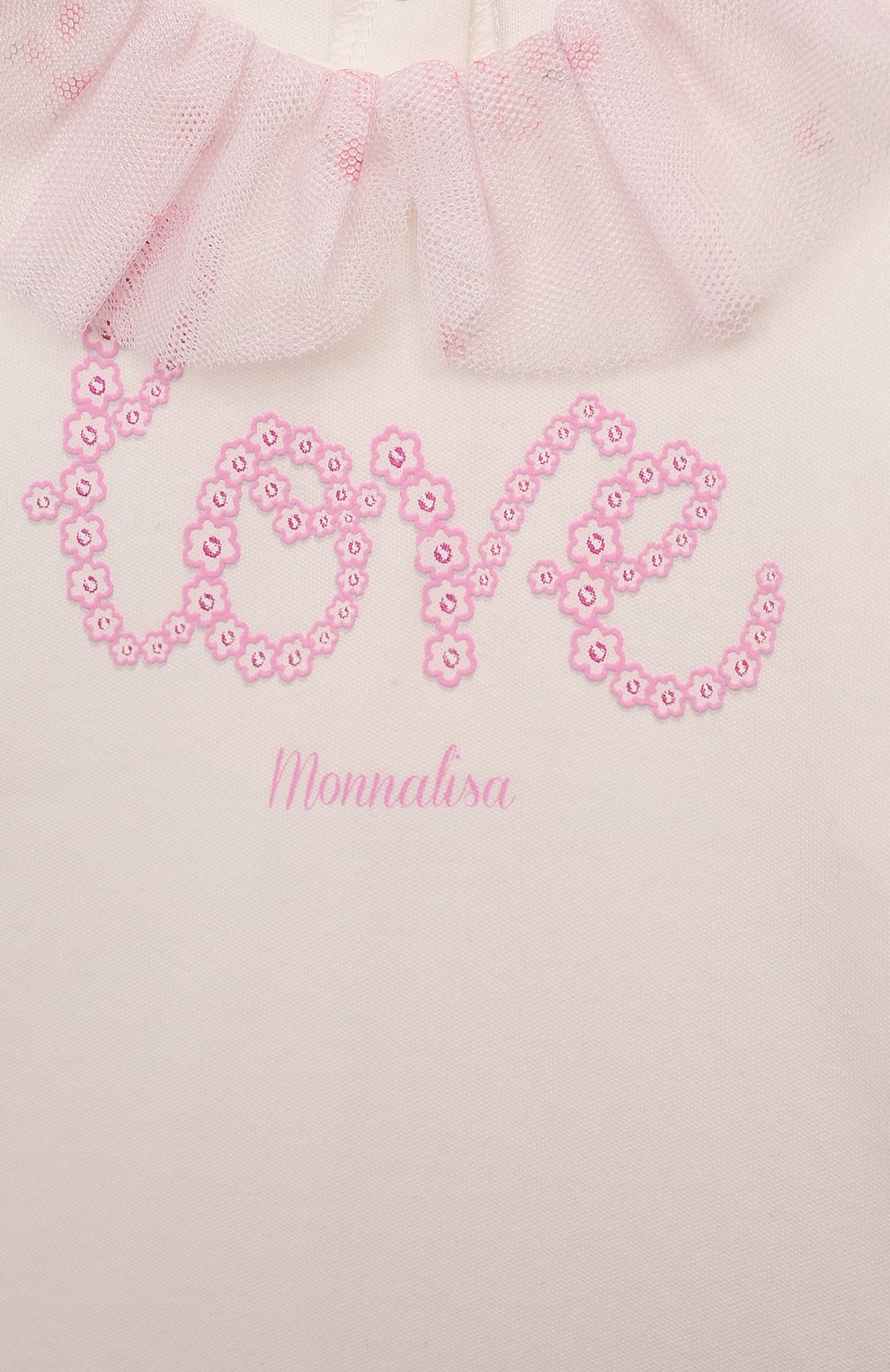 Комплект из боди и юбки MONNALISA, арт. 35D503, фото 4