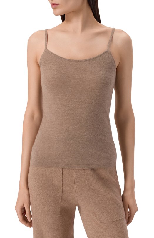 Кашемировый топ Uma Wang V2256E001 Бежевый  V2256E001 Фото 3