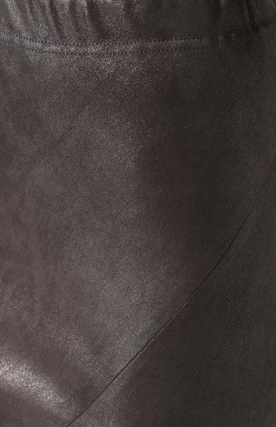 Кожаная юбка-карандаш с эластичным поясом BRUNELLO CUCINELLI, арт. M0NP0G2738, фото 5