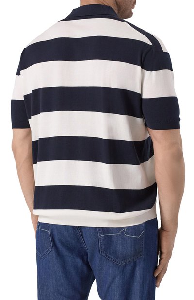 Поло из шелка и хлопка PAUL&SHARK, арт. 25411618, фото 4