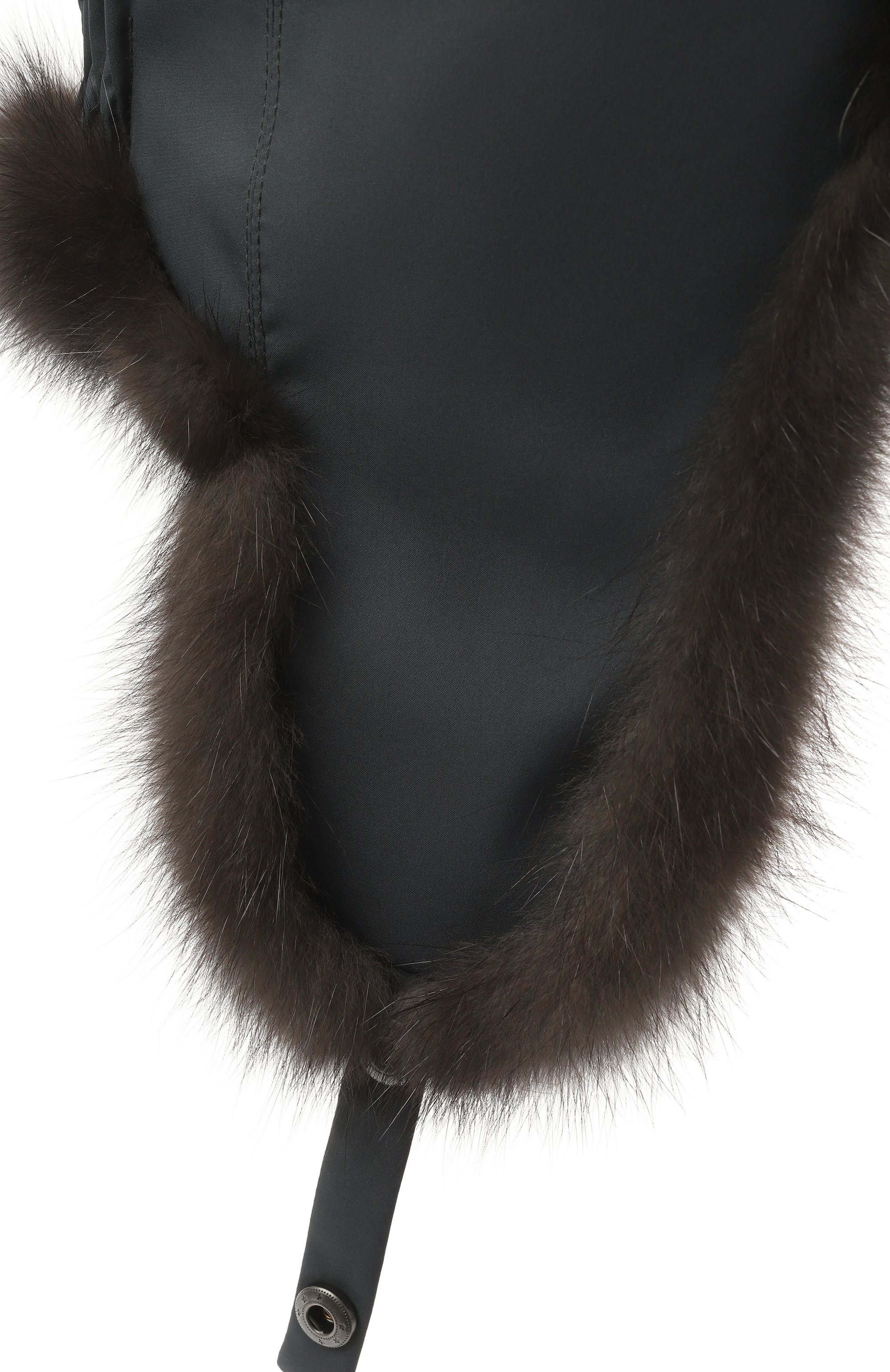 Шапка-ушанка modern с мехом соболя BLACK SABLE, арт. BS-MHMP-EB, фото 3