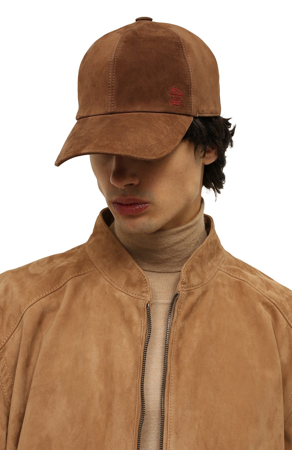 Замшевая бейсболка BRUNELLO CUCINELLI, арт. M0PCL9978, фото 2