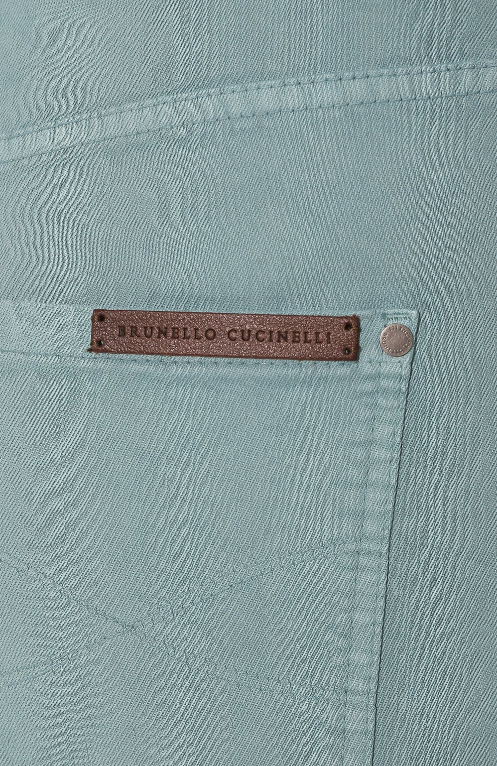 Джинсы с отворотами BRUNELLO CUCINELLI, арт. MPH43P5465, фото 5