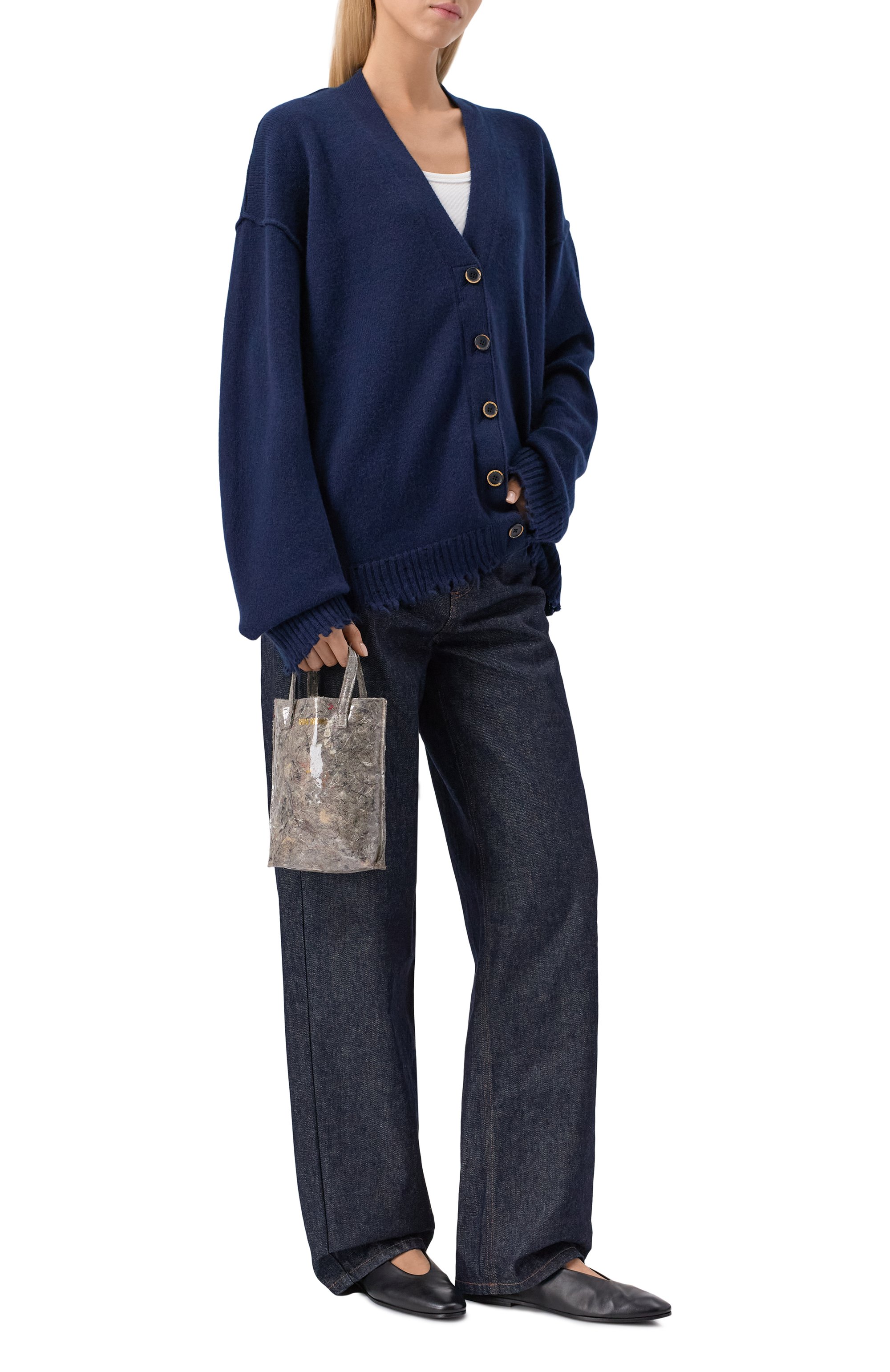 Сумка UMA WANG серого цвета по цене 46350 руб., арт. UB0060, фото 7 Сумка UMA WANG, арт. UB0060, фото 7