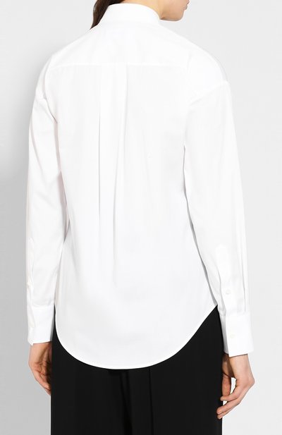 Хлопковая рубашка DSQUARED2 белого цвета по цене 35400 руб., арт. S75DL0701/S44131, фото 4 Хлопковая рубашка DSQUARED2, арт. S75DL0701/S44131, фото 4