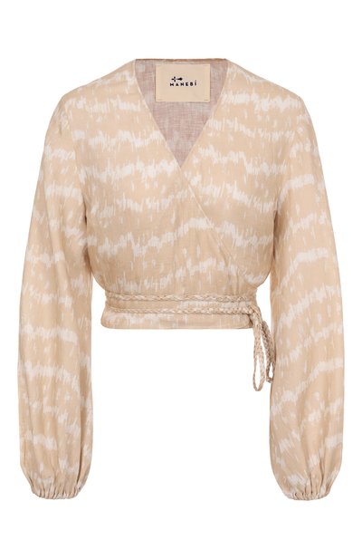 Женский льняная блузка MANEBI, арт. L79FM