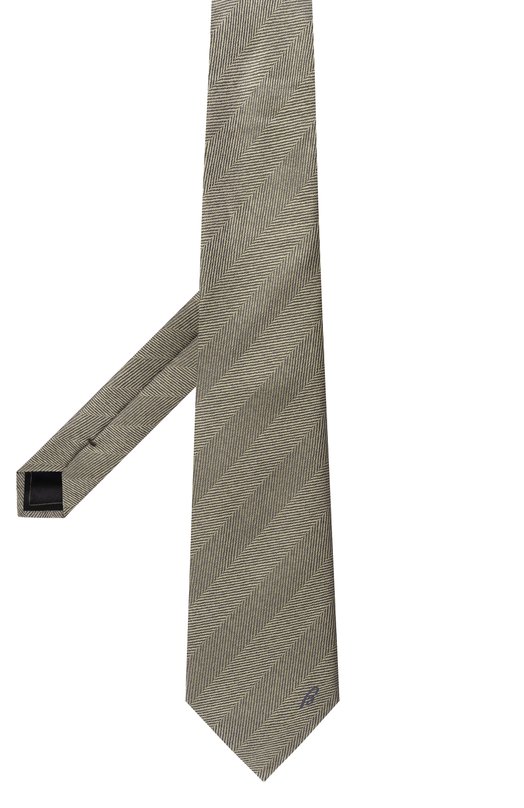 Шелковый галстук Brioni 062I00/0C427 Зелёный  062I00/0C427 Фото 3