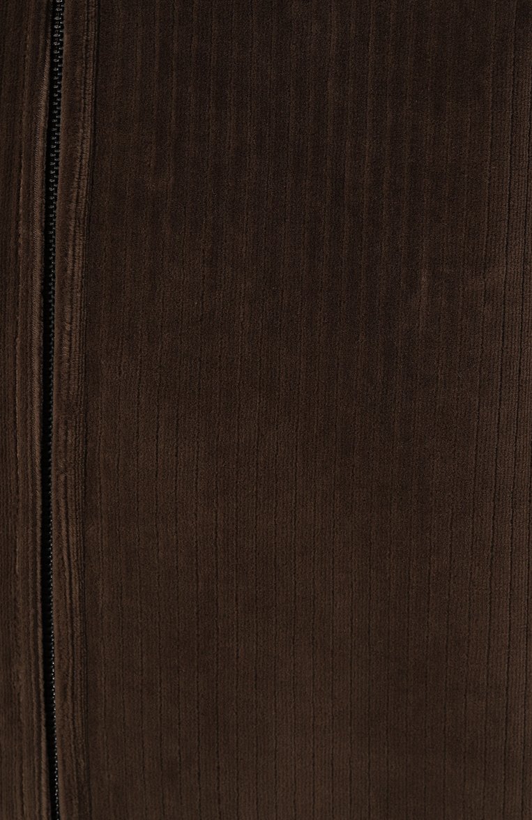 Мужской вельветовая толстовка CIRCOLO 1901 коричневого цвета, арт. CN4489 | Фото 5 (Материал внешний: Хлопок, Синтетический материал; Мате�риал подклада: Хлопок; Рукава: Длинные; Драгоценные камни: Проставлено; Материал сплава: Проставлено; Длина (для топов): Стандартные; Стили: Кэжуэл; Мужское Кросс-КТ: Толстовка-одежда)