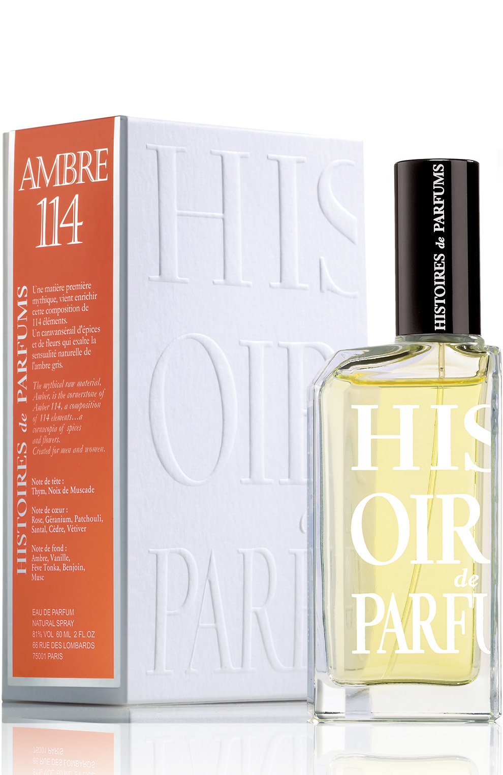 Парфюмерная вода ambre 114 (60ml) HISTOIRES DE PARFUMS, арт. A114B60, фото 1