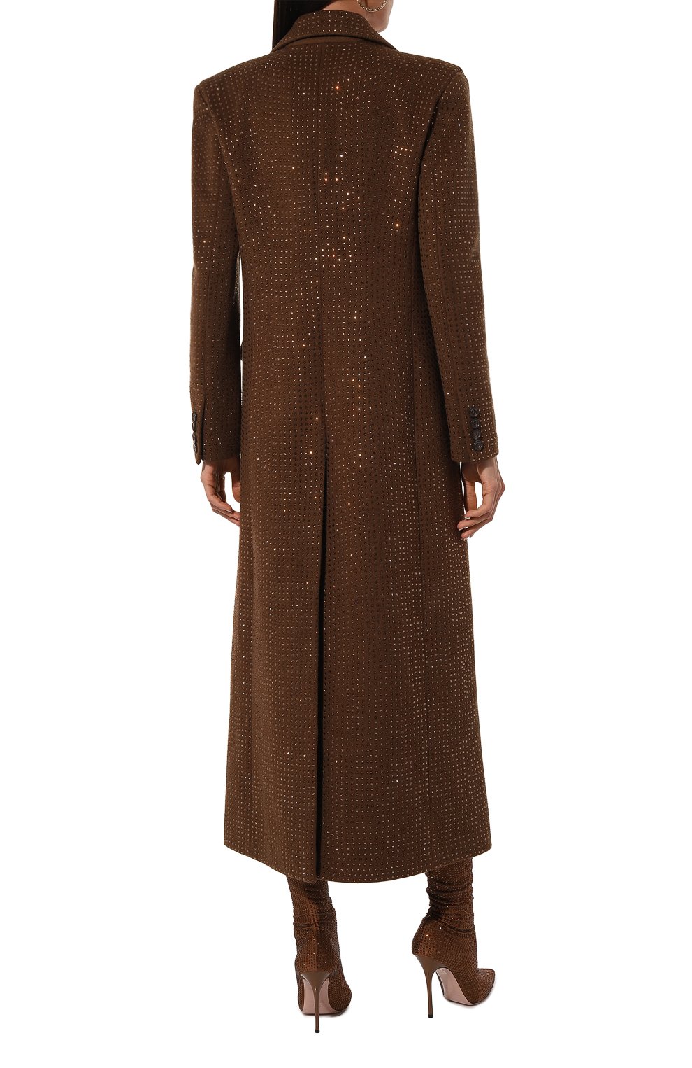Пальто с отделкой стразами GIUSEPPE DI MORABITO, арт. 03PFC0047FC 03350, фото 4