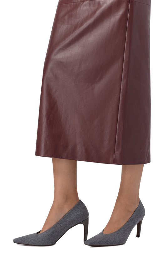 Текстильные туфли Brunello Cucinelli MZ26C3059P Серый  MZ26C3059P Фото 3