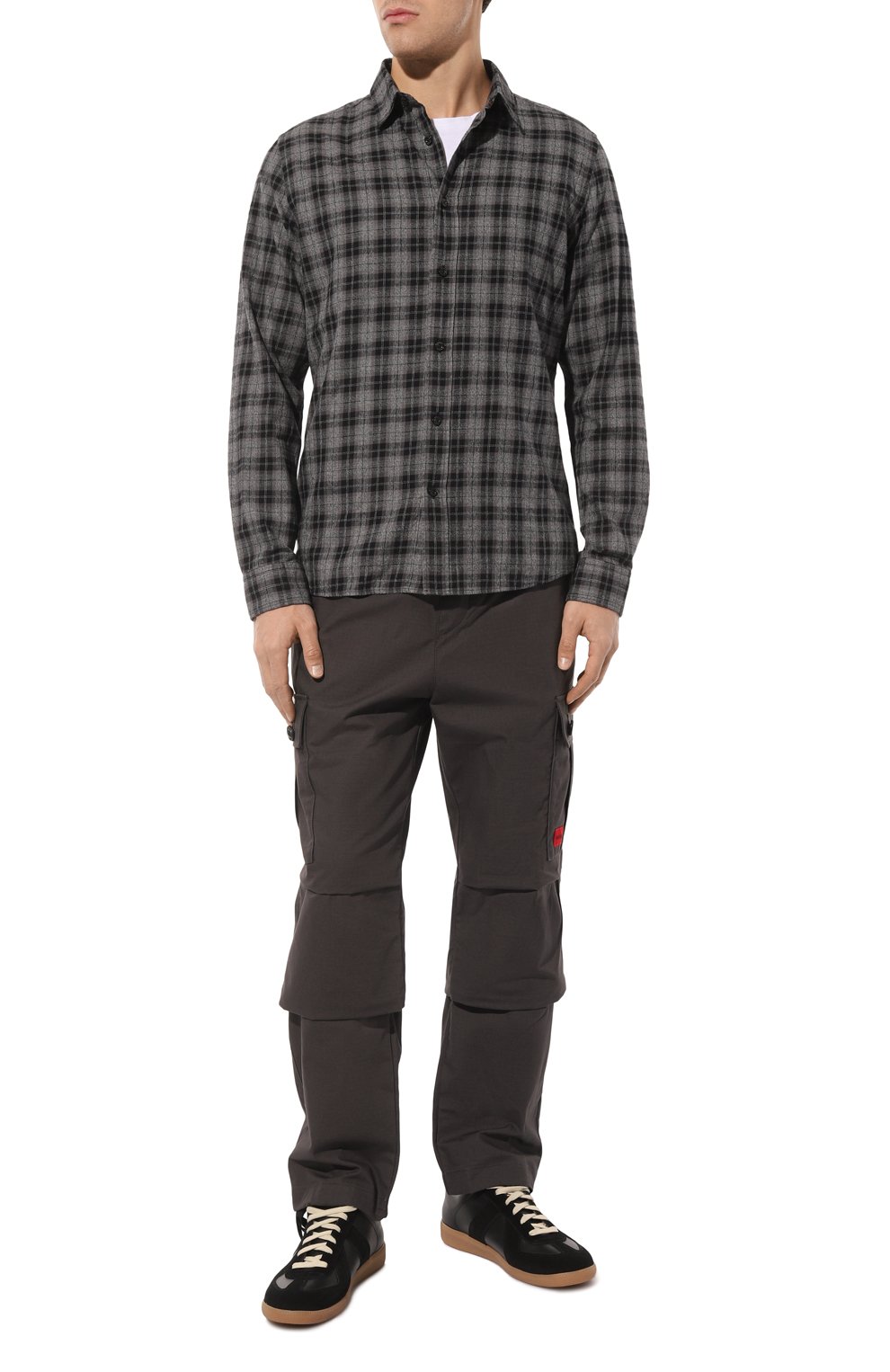 Хлопковая рубашка HUGO, арт. 50501853, фото 2