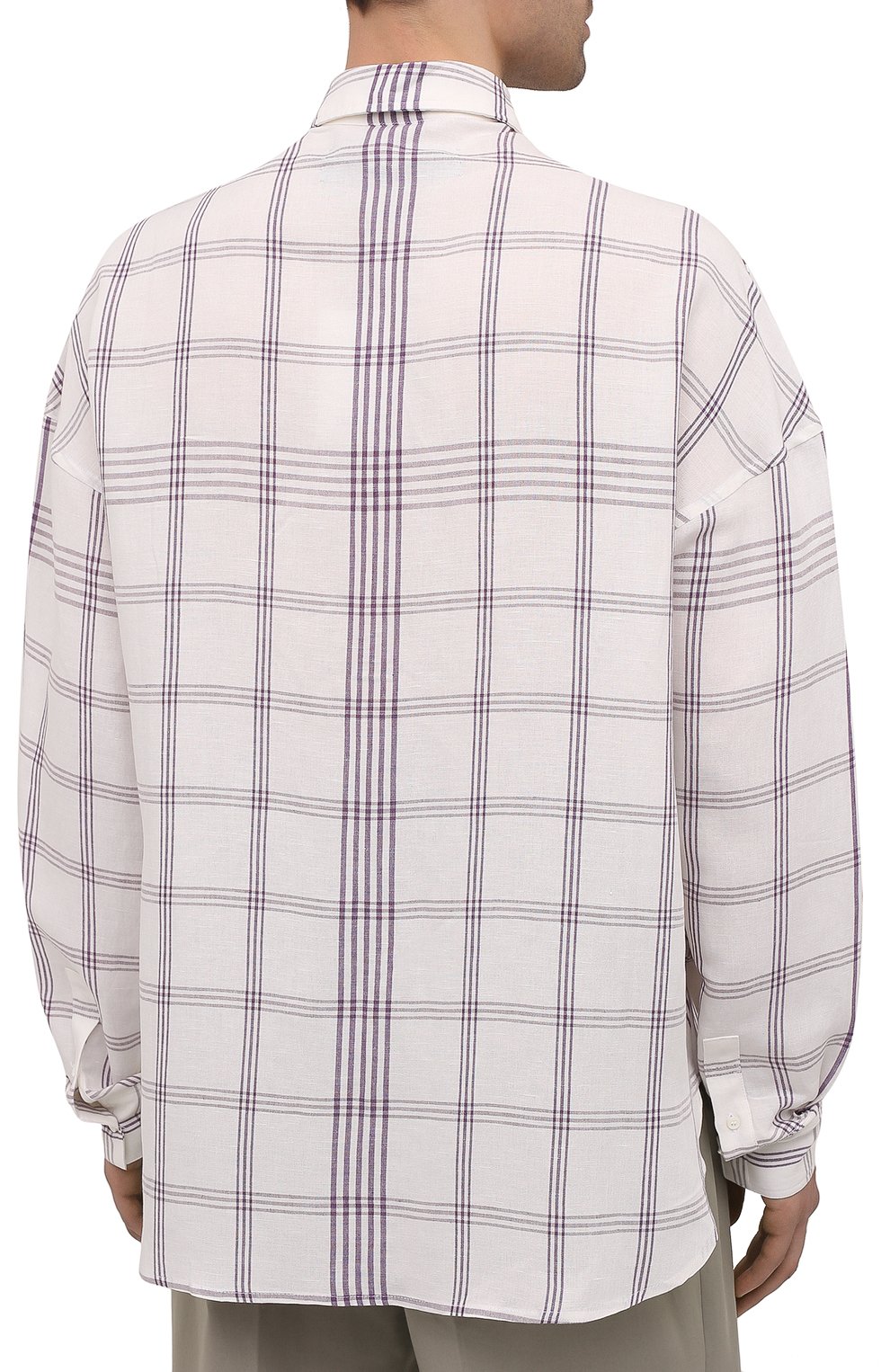 Рубашка из вискозы и льна JACQUEMUS, арт. 215SH05/125613, фото 4