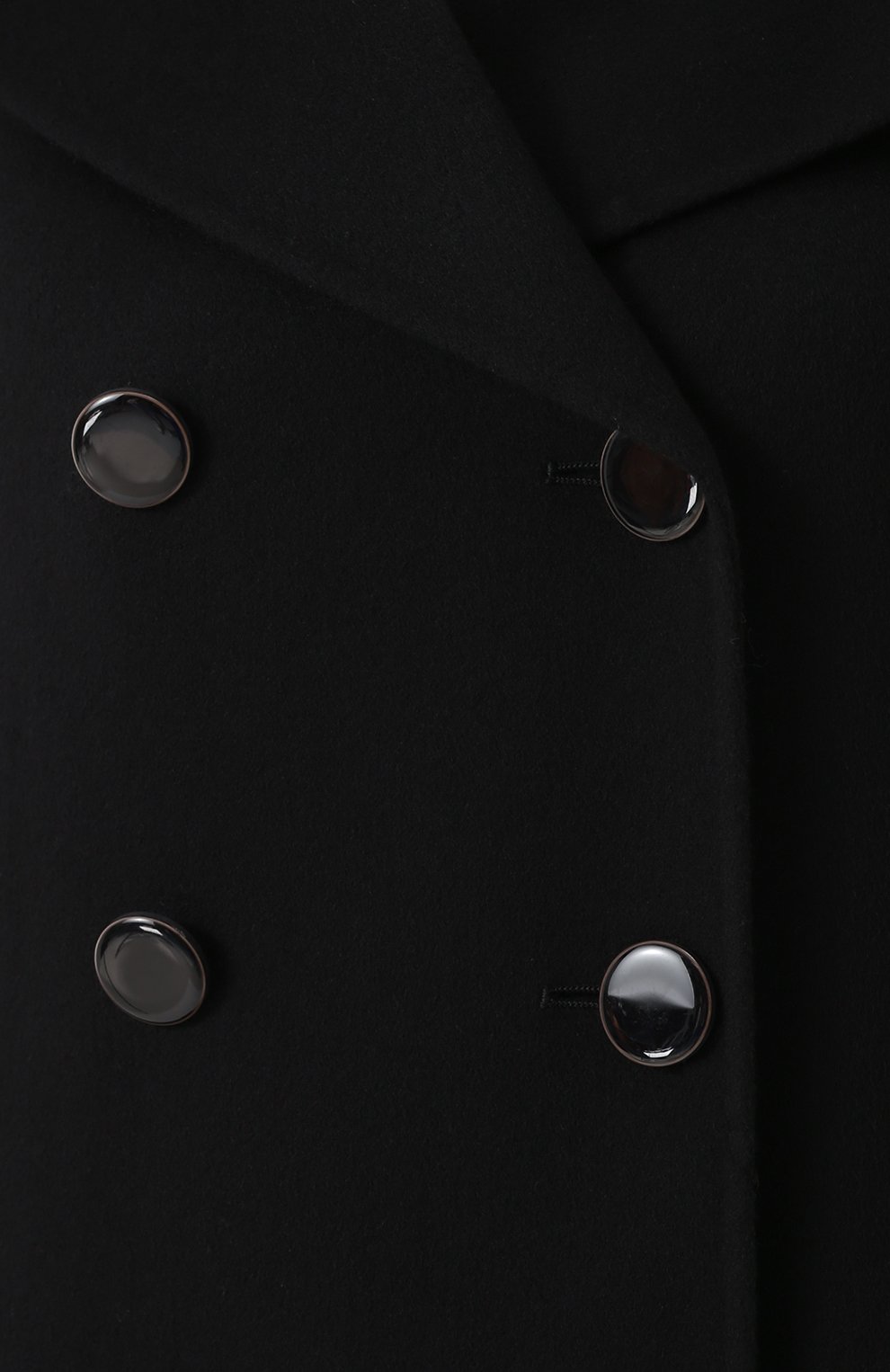 Удлиненное двубортное пальто GIORGIO ARMANI черного цвета по цене 391000 руб., арт. ZAL06T/ZA116, фото 5 Удлиненное двубортное пальто GIORGIO ARMANI, арт. ZAL06T/ZA116, фото 5
