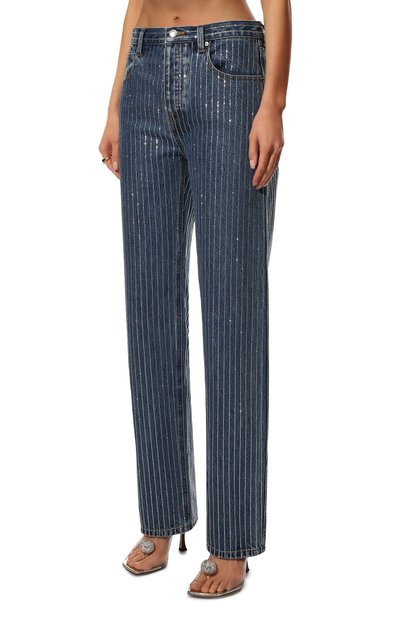 Джинсы ALEXANDER WANG синего цвета по цене 126000 руб., арт. 1WC2224124, фото 3 Джинсы ALEXANDER WANG, арт. 1WC2224124, фото 3