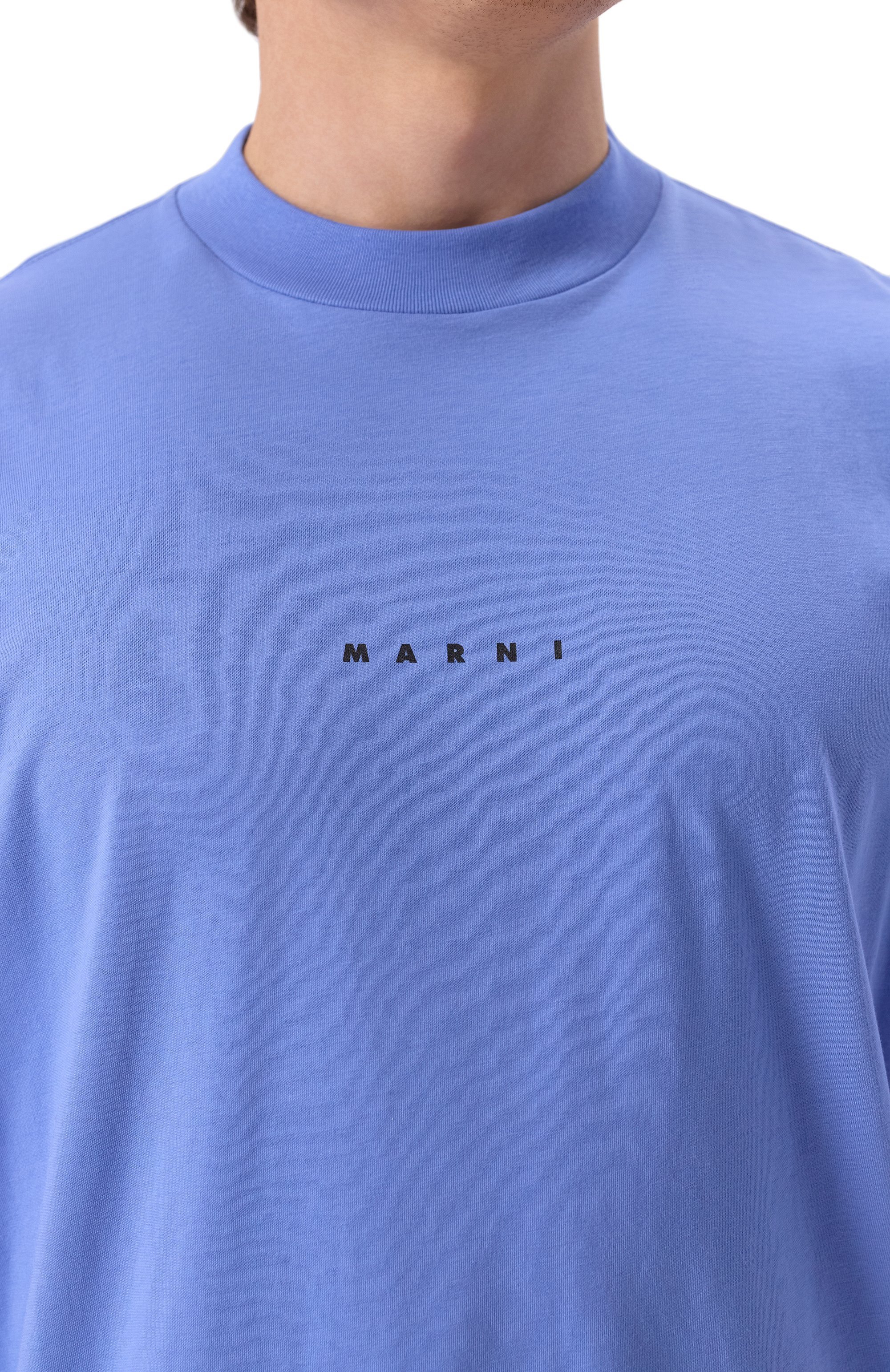 Хлопковая футболка MARNI, арт. HUMU0223P1/USCS87, фото 5