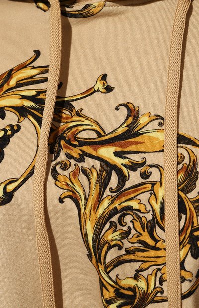 Хлопковое худи VERSACE JEANS COUTURE, арт. 72HAI314-72DP314 FELPA PRINT GARLAND 712+948/FS019, фото 5