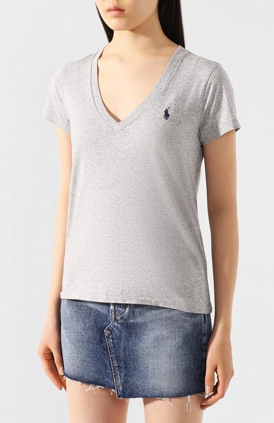 Хлопковая футболка POLO RALPH LAUREN, арт. 211810419, фото 3