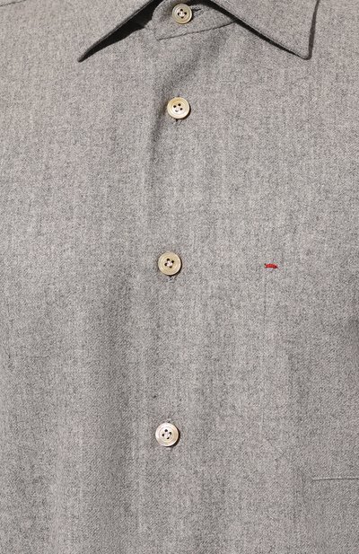 Шерстяная рубашка KITON, арт. UMCNERK0131C01, фото 5