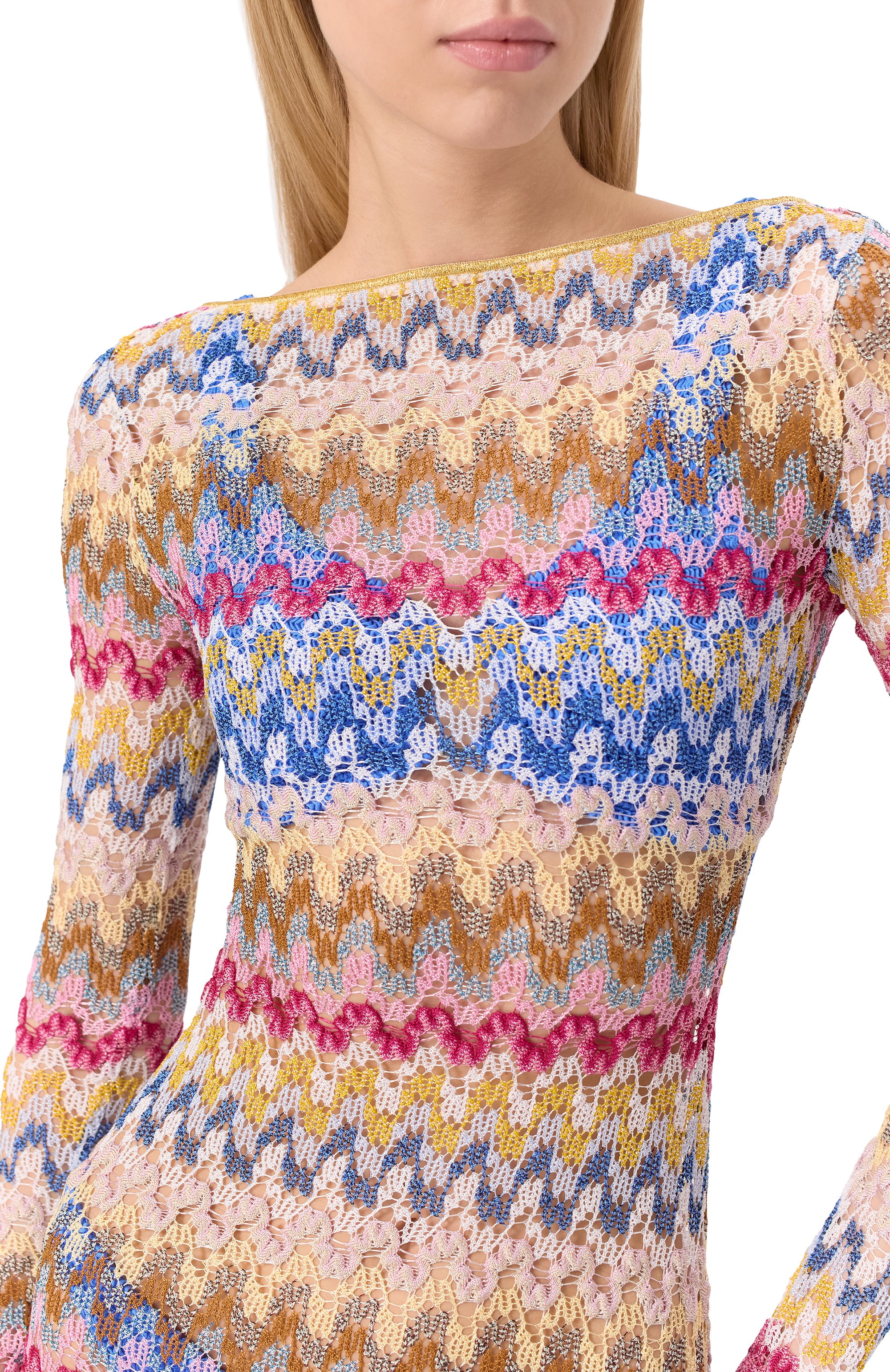 Платье из вискозы MISSONI, арт. MS25SQ14/BR0000, фото 5