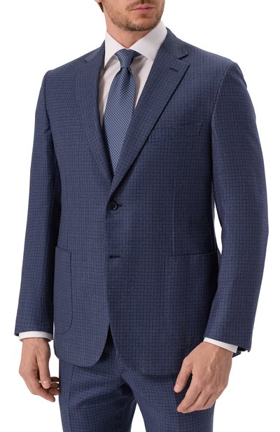 Шерстяной костюм с однобортным пиджаком BRIONI, арт. RA0J0L/07A3J/BRUNIC0/2, фото 3