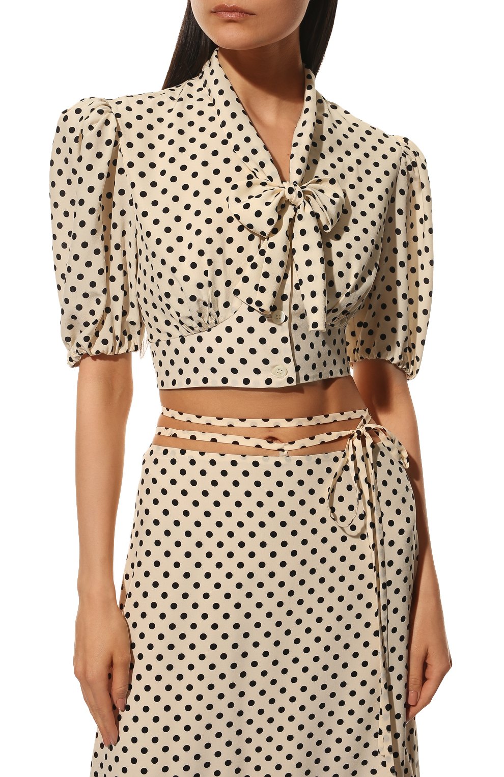 Шелковый топ MIU MIU, арт. MT1733-10MB-F0A72, фото 3