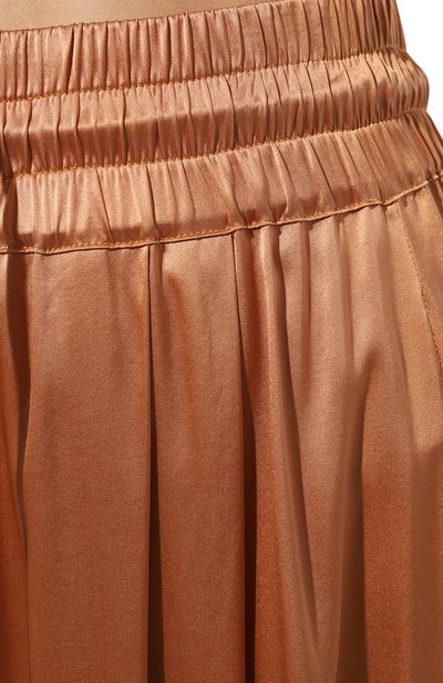 Шелковые шорты COSY SUNDAY светло-коричневого цвета по цене 95900 руб., арт. S2-211-, фото 5 Шелковые шорты COSY SUNDAY, арт. S2-211-, фото 5