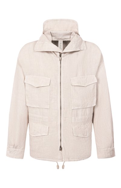 Мужская льняная куртка TRANSIT, арт. CFUTRZD132