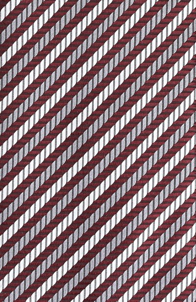 Шелковый галстук в полоску ZEGNA бордового цвета по цене 17950 руб., арт. Z9D101L8, фото 3 Шелковый галстук в полоску ZEGNA, арт. Z9D101L8, фото 3