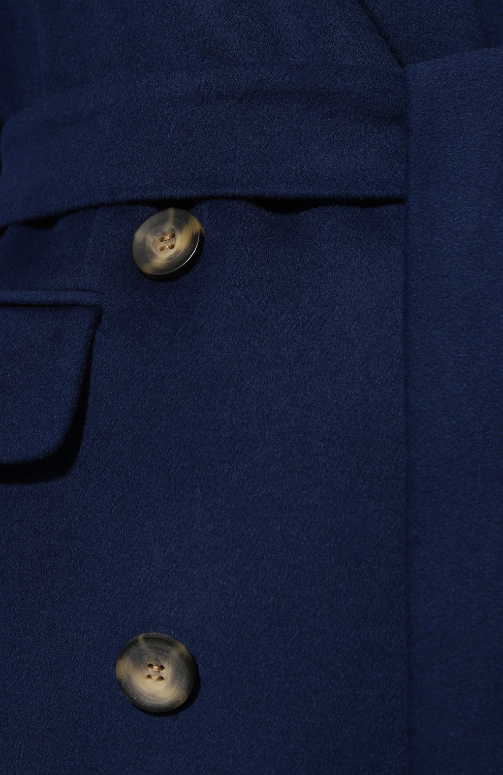 Шерстяное пальто LESYANEBO темно-синего цвета по цене 84000 руб., арт. FW22/H-405/OLZ, фото 5 Шерстяное пальто LESYANEBO, арт. FW22/H-405/OLZ, фото 5